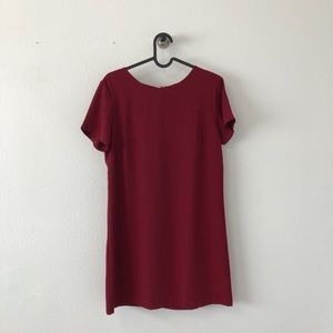 Lulu’s Red Shift Dress Short Sleeve Pink